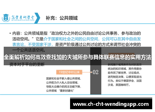 全面解析如何高效查找加的夫城所参与具体联赛信息的实用方法